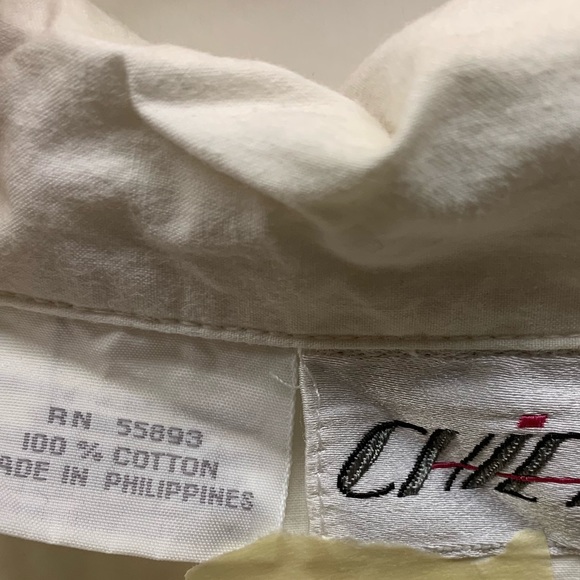 VTG 70/80s sZ 8 top Big Pink Button 100% Cotton - Picture 6 of 7